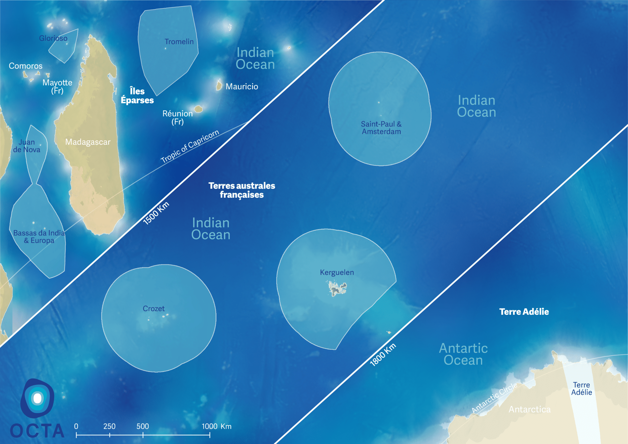 Terres Australes Et Antarctiques Françaises Taaf Octa