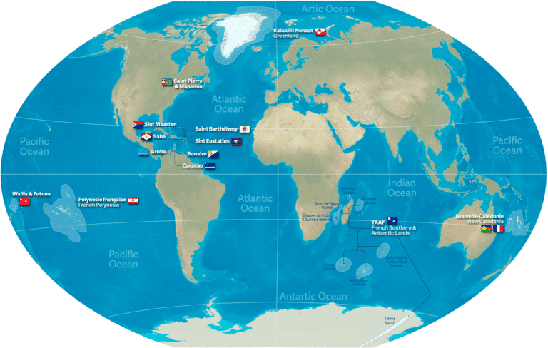 European Union Overseas Territories And Countries | OCTA